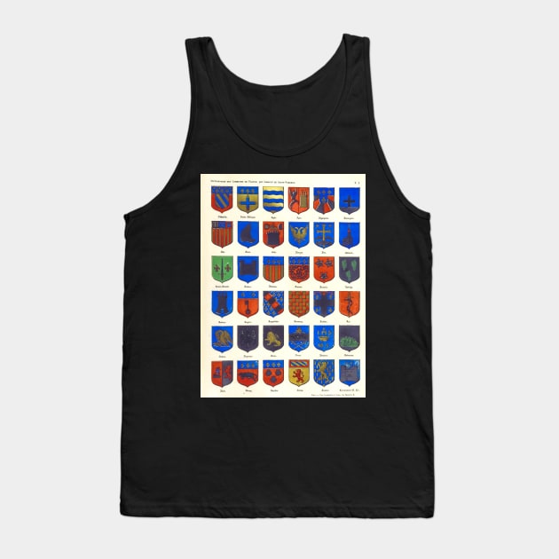 French Heraldry Tank Top by mike11209